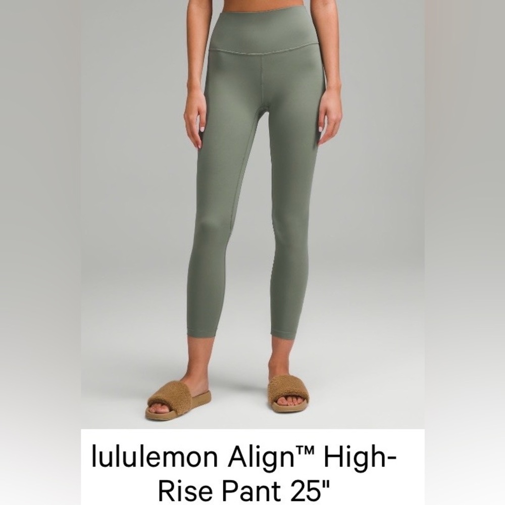 Lululemon Align™ High-Rise Pant 25" Grey Eucalyptus
